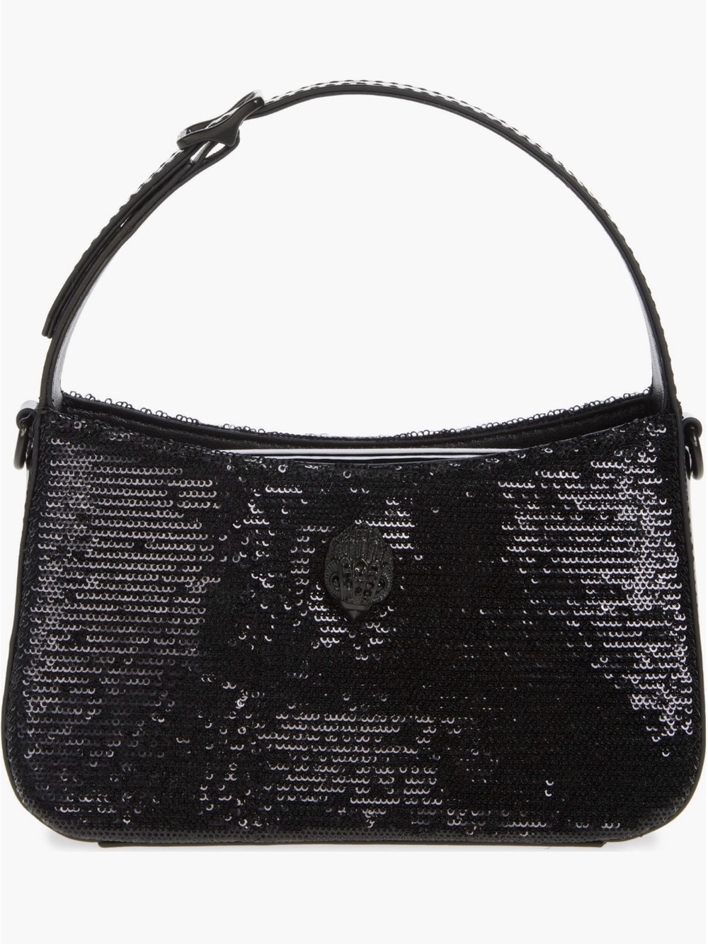 Kurt Geiger Black Sequin mini Shoulder Bag 7.5”X 4.5”